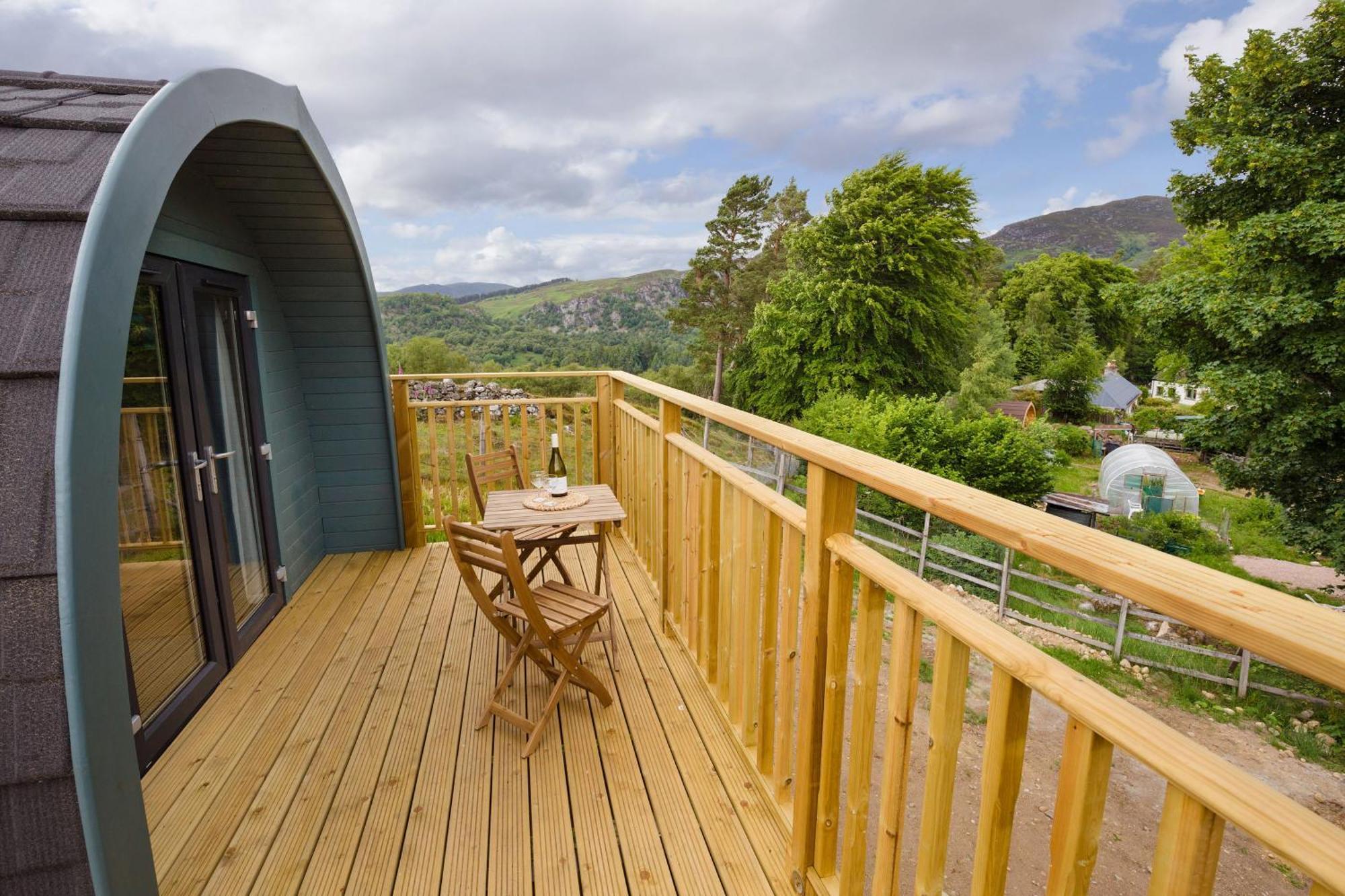 Vila Spectacular Mountain View Ecopod Newtonmore Exteriér fotografie