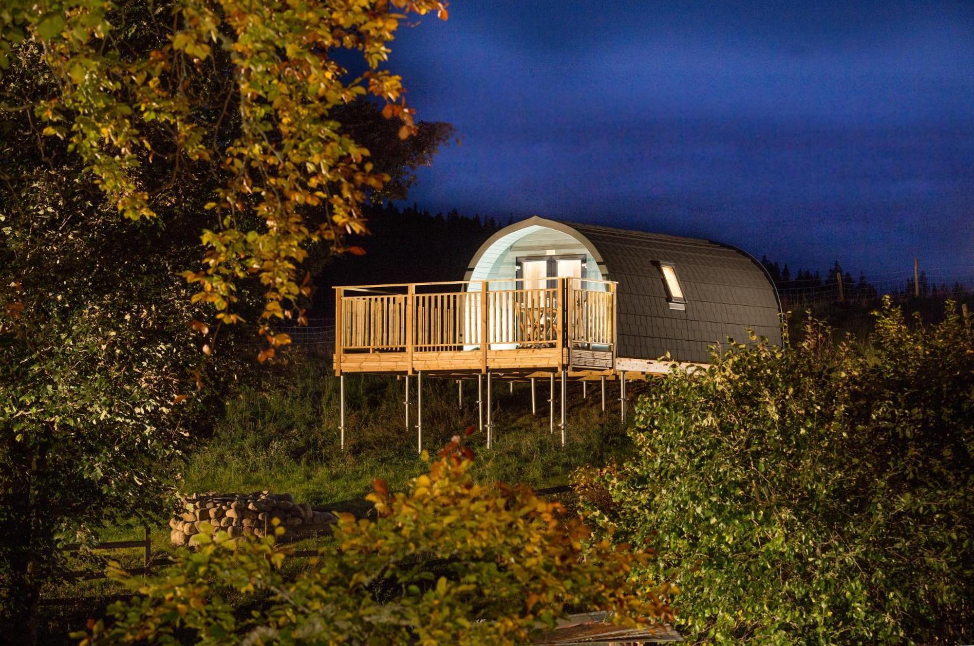 Vila Spectacular Mountain View Ecopod Newtonmore Exteriér fotografie