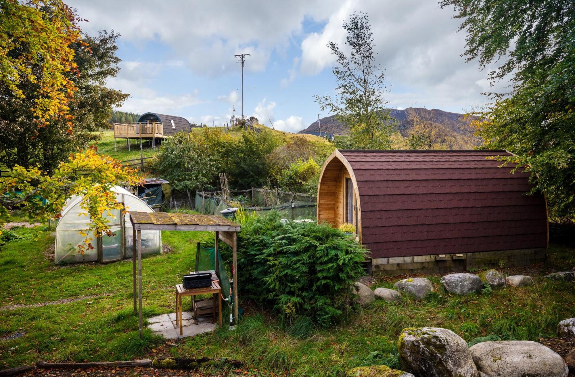 Vila Spectacular Mountain View Ecopod Newtonmore Exteriér fotografie